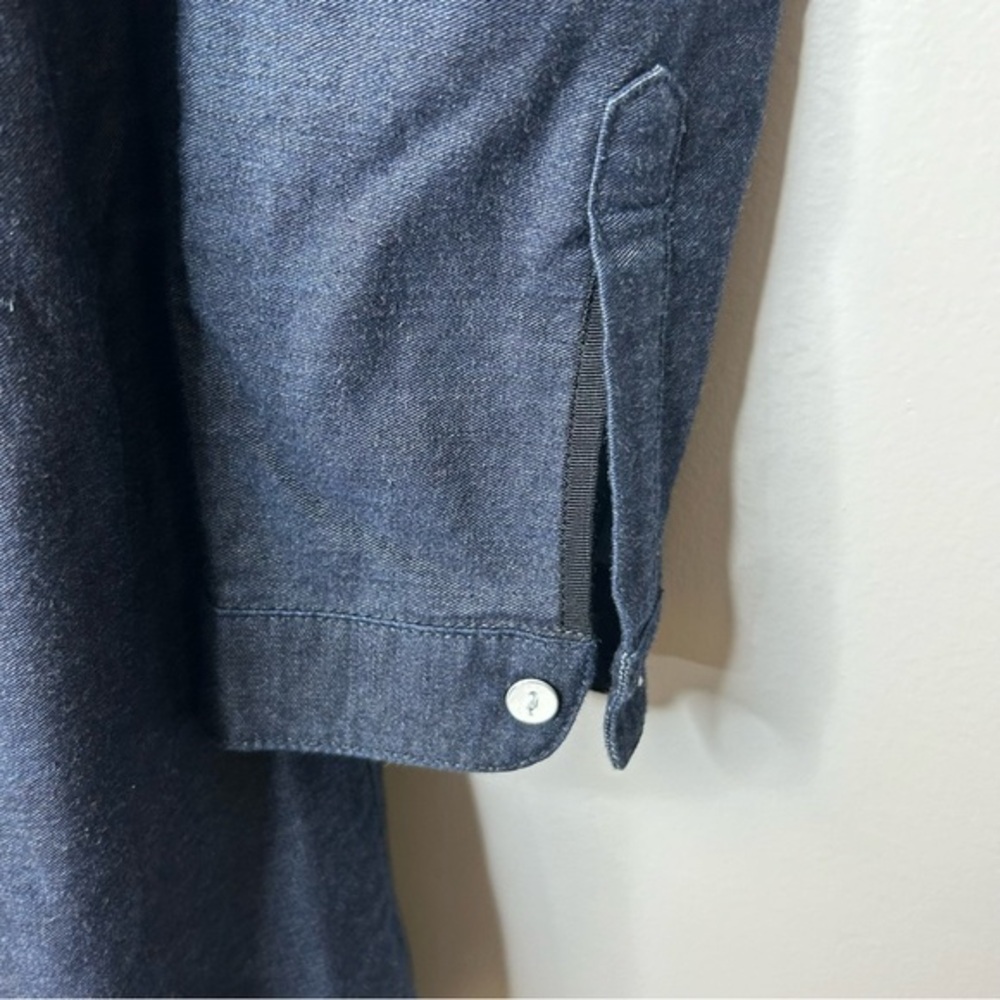 Rag & Bone Blue Chambray Off the Shoulder Mini Dress Size M - Picture 7 of 8